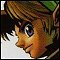 Link reaching for his sword