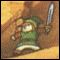 Link versus a huge arse monster