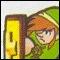 Link repells a stone
